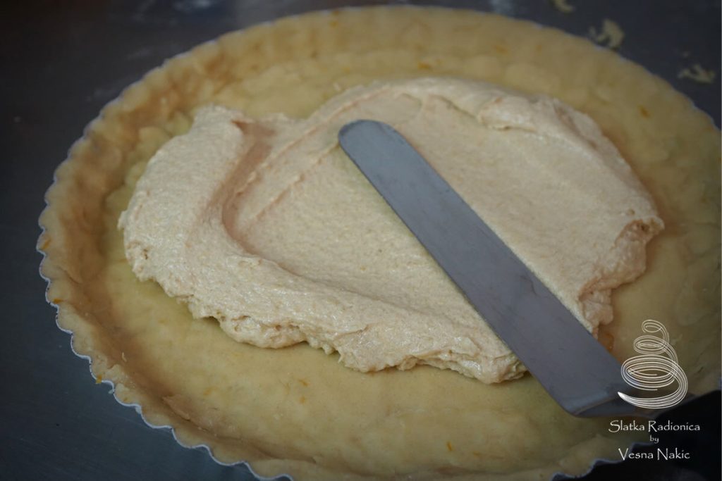 frangipane s breskvom, tart, voćni tart