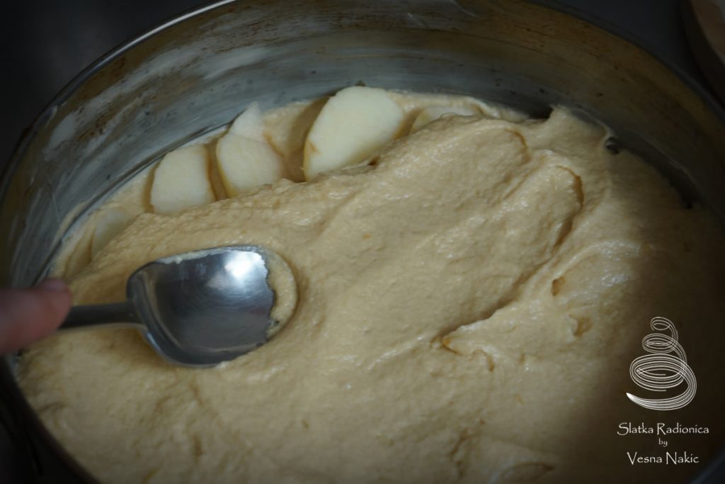 german apple cake, jabuke, kolač