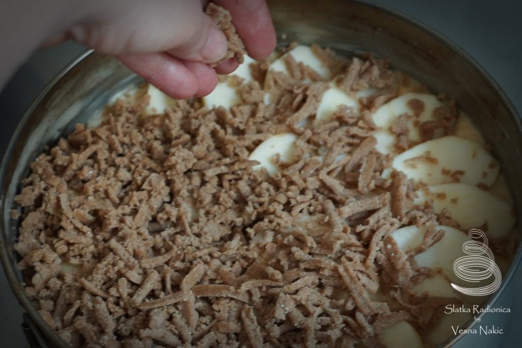 german apple cake, jabuke, kolač