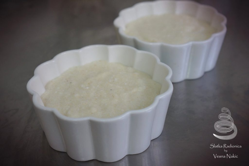 budin od griza, griz, karamel, kolač