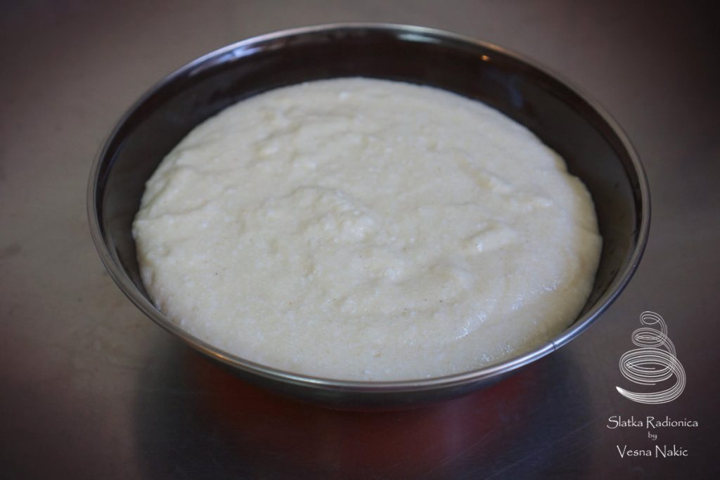 budin od griza, griz, karamel, kolač