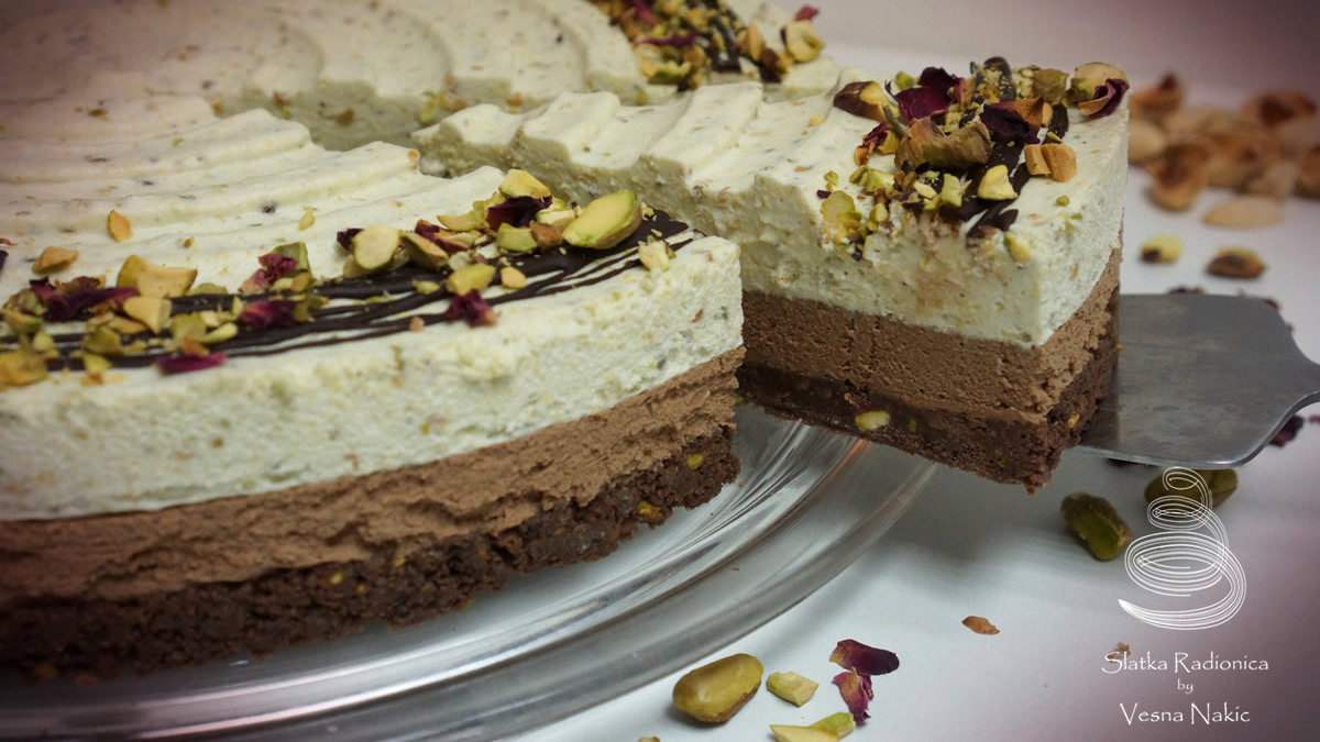 Torta od pistacija i čokolade