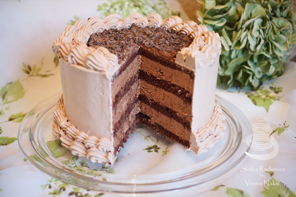 Nugat torta - presjek