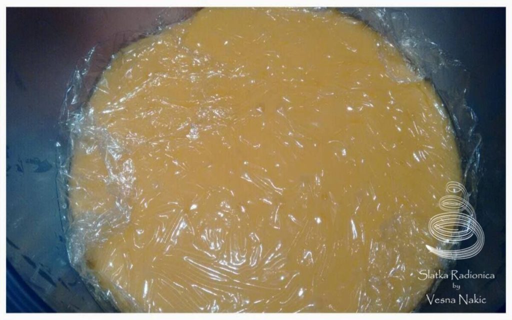 lemon curd - hlađenje