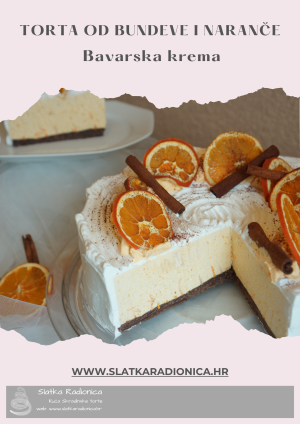 Torta od bundeve i naranče bez pečenja