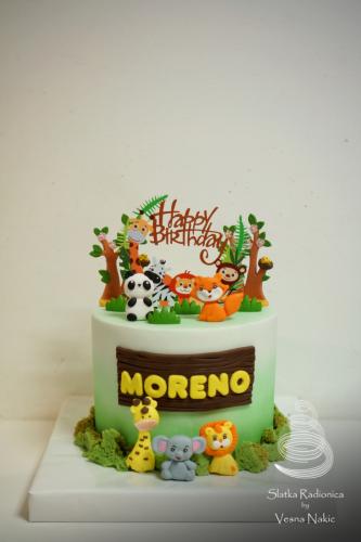 dječja torta, dječje torte, skradin, džungla, safari