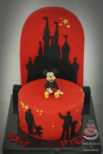 dječja torta, dječje torte, skradin, mickey i dvorac