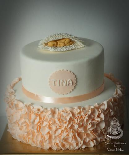 torta za krštenje, krštenje