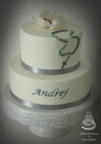 torta za krštenje, krštenje