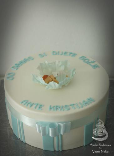 torta za krštenje, krštenje