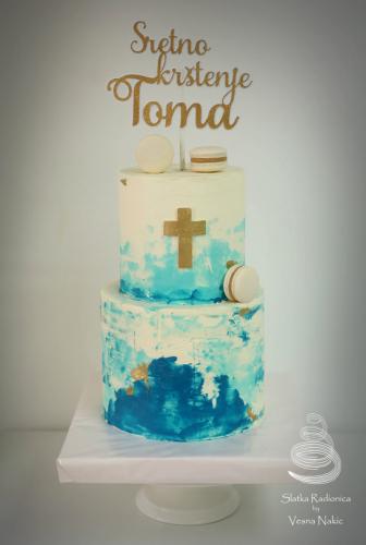 torta za krštenje, krštenje