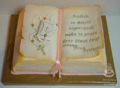 torta za prvu pričest, prva pričest